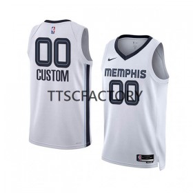Camiseta Hombre Memphis Grizzlies Personalizadas Nike 2022-23 Association Edition Blanco Swingman